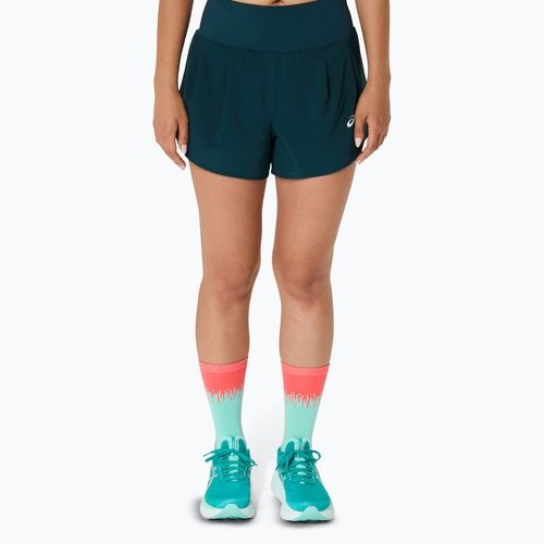 Шорти для бігу жіночі ASICS Road 3.5IN saxon green