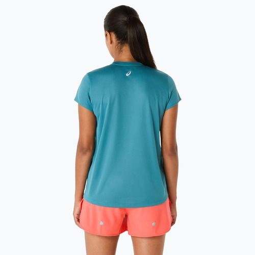 Футболка для бігу жіноча ASICS Fujitrail Logo atlantis blue