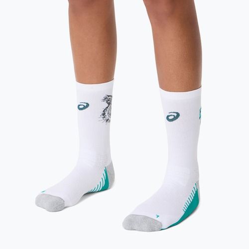 Шкарпетки ASICS Performance Run Crew brilliant white/wave teal