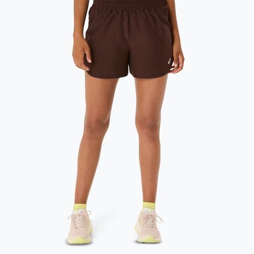 Шорти для бігу жіночі ASICS Nagino Run Adjustable 4IN coffee