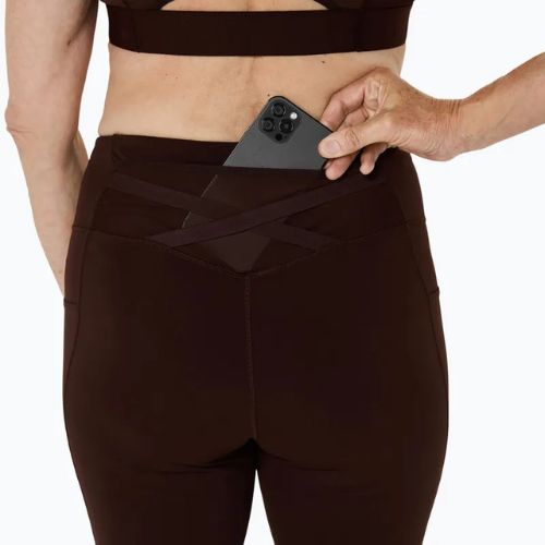 Жіночі бігові лосини ASICS Nagino Run Adjustable Tight кавові