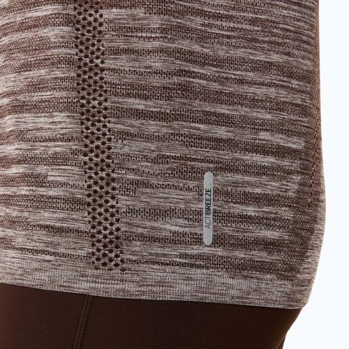 Футболка для бігу жіноча ASICS Seamless taupe grey/coffee