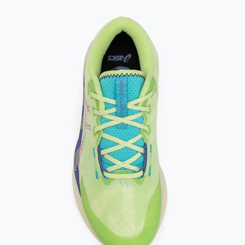 Кросівки для бігу чоловічі ASICS Novablast 5 TR nature bathing/lime green