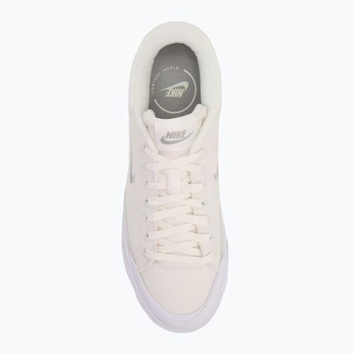 Кросівки жіночі Nike Court Legacy Lift summit white/white/phantom/light smoke grey