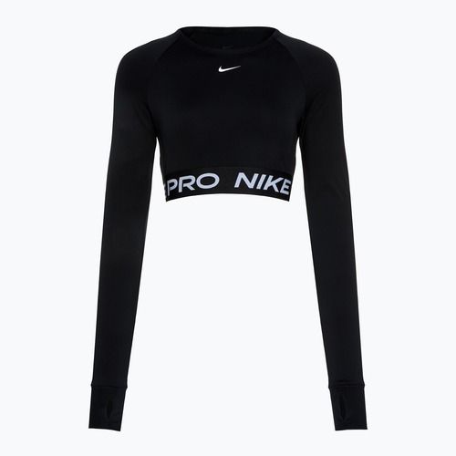 Лонгслів для тренувань жіночий Nike Pro 365 Dri-Fit black/white