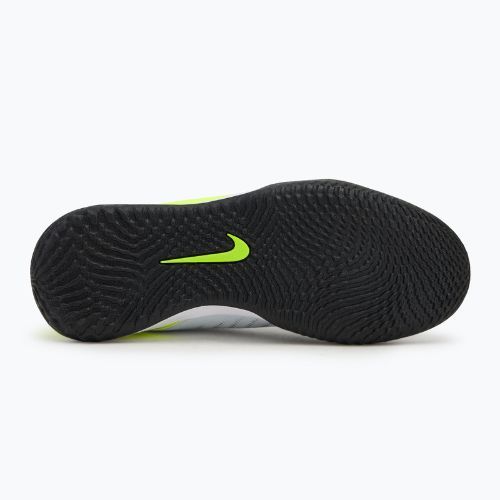 Кросівки футбольні дитячі Nike Phantom GX 2 Academy IC metallic silver/volt/black