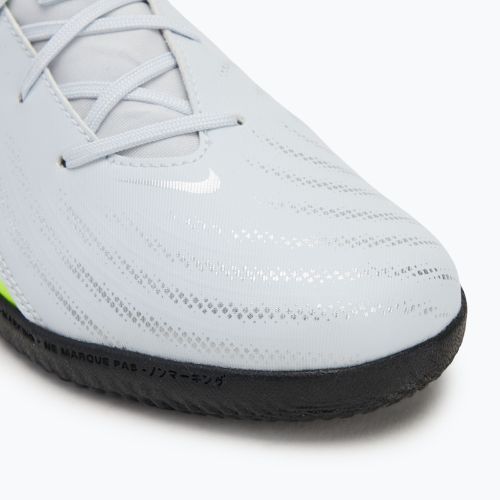 Кросівки футбольні дитячі Nike Phantom GX 2 Academy IC metallic silver/volt/black