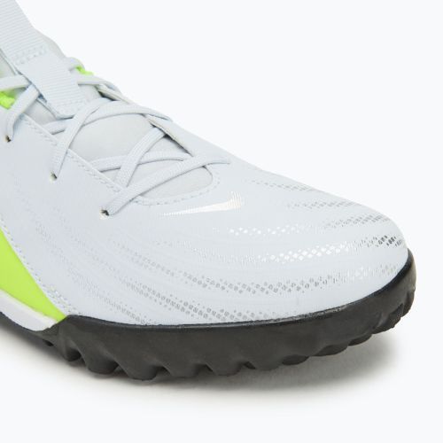 Кросівки футбольні дитячі Nike Phantom GX 2 Academy TF metallic silver/volt/black