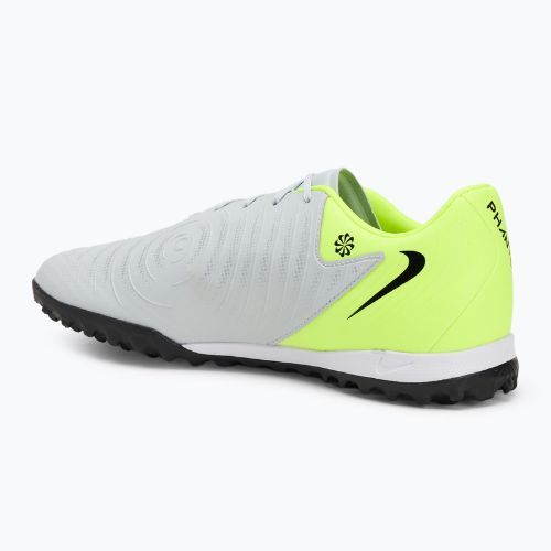Кросівки футбольні чоловічі Nike Phantom GX 2 Academy TF metallic silver/volt/black