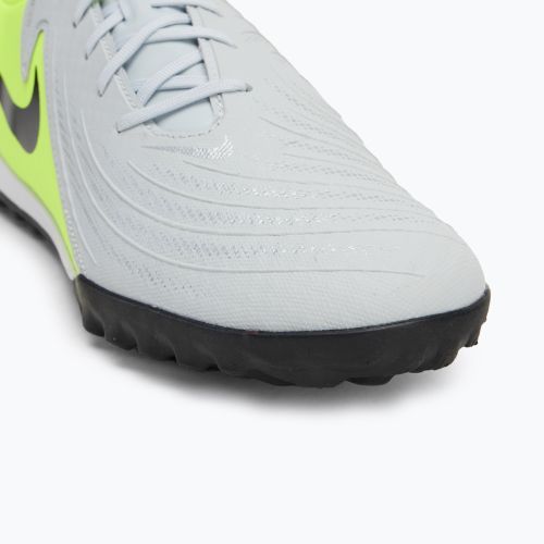 Кросівки футбольні чоловічі Nike Phantom GX 2 Academy TF metallic silver/volt/black
