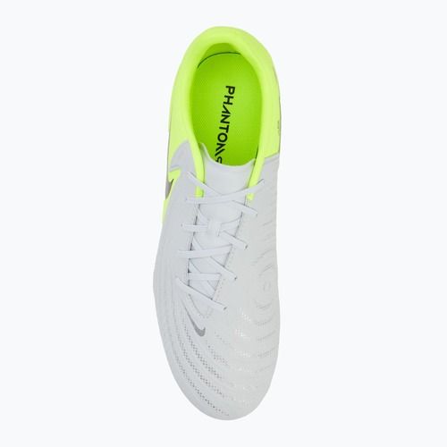 Кросівки футбольні чоловічі Nike Phantom GX 2 Academy metallic silver/volt/black