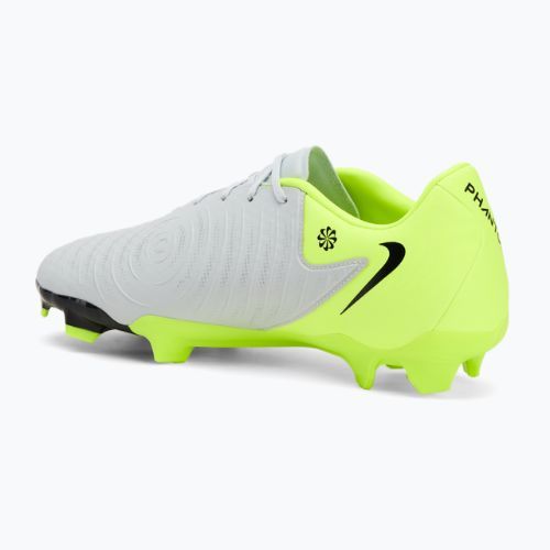 Кросівки футбольні чоловічі Nike Phantom GX 2 Academy FG/MG metallic silver/volt/black