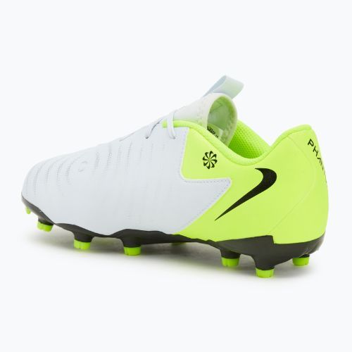 Кросівки футбольні дитячі Nike Phantom GX 2 Academy FG/MG metallic silver/volt/black