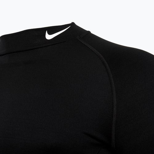 Лонгслів для тренувань чоловічий Nike Pro Dri-Fit Warm black/white