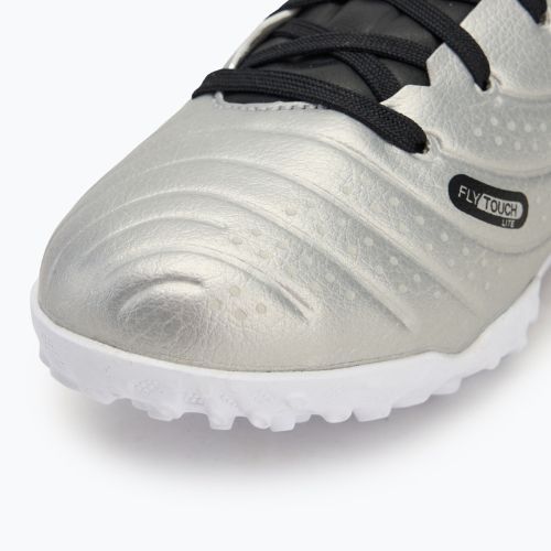 Кросівки футбольні дитячі Nike Tiempo Legend 10 Academy TF metallic silver/volt/black