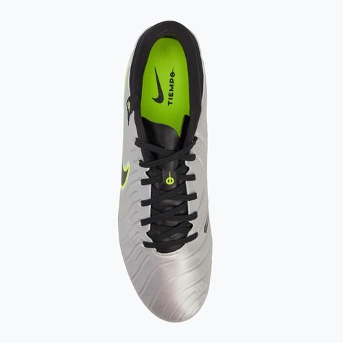 Кросівки футбольні чоловічі Nike Tiempo Legend 10 Academy SG-Pro silver/volt/black