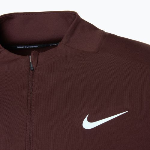 Лонгслів для бігу чоловіча Nike Dri-FIT Element 1/2-Zip burgundy crush