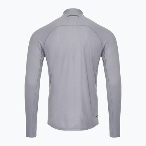 Кофта для бігу чоловіча Nike Trail Dri-Fit 1/2 Zip cement grey/black