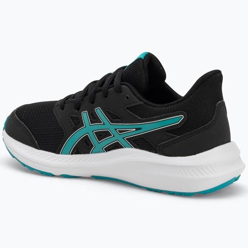 Кросівки для бігу дитячі ASICS Jolt 4 GS black/wave teal