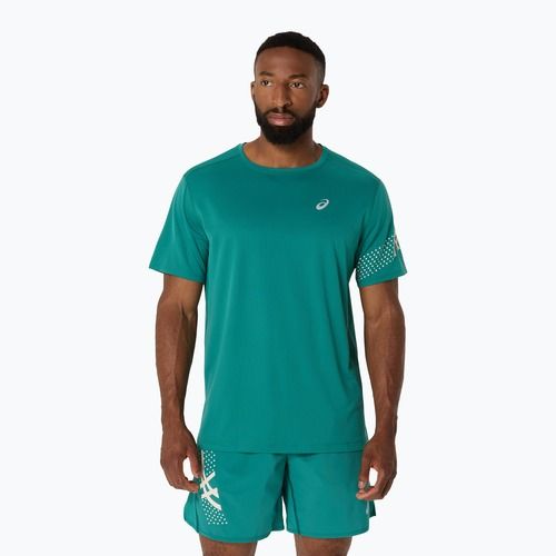 Футболка для бігу чоловіча ASICS Icon SS Top rainy lake