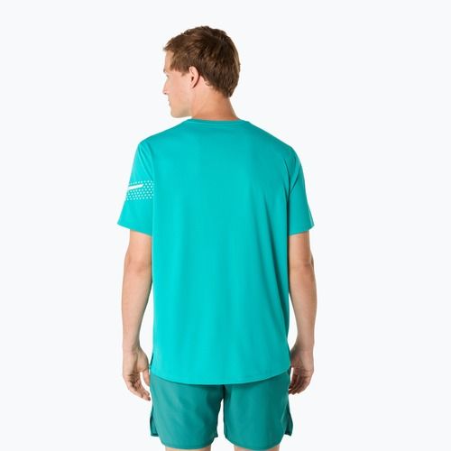 Футболка для бігу чоловіча ASICS Icon SS Top wave teal