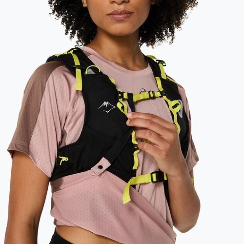 Жіноча бігова футболка ASICS Fujitrail Elite Top нейтральний рожевий / сіро-коричневий