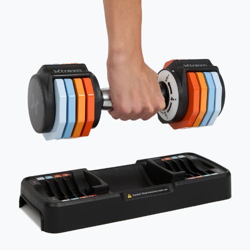 Комплект гантелей регульованих XTREXO 2 x 5 кг multicolor