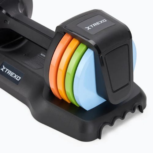 Гантель регульована TREXO 11,5 кг multicolor