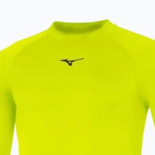 Лонгслів для бігу чоловічий Mizuno Uni Core yellow/ navy