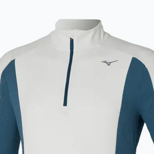Кофта для бігу чоловіча Mizuno Warmalite Half Zip nimbus cloud/ blue wing teal