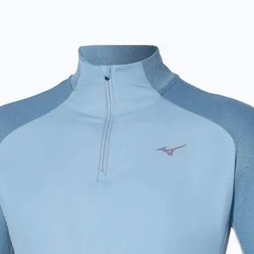 Лонгслів для бігу чоловічий Mizuno Hybrid parisian blue