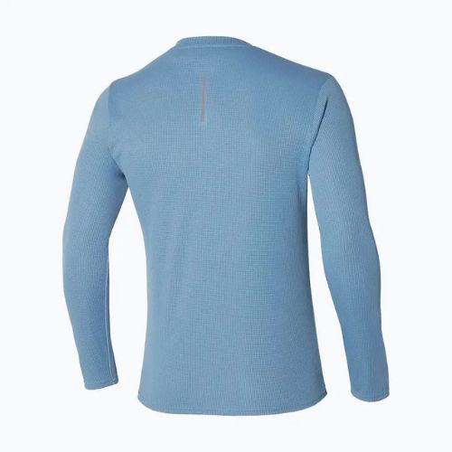 Лонгслів для бігу чоловічий Mizuno Dryaeroflow Half Zip parisian blue