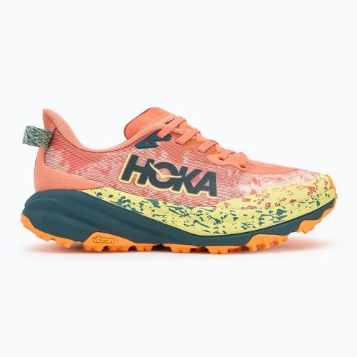 Жіночі бігові кросівки HOKA Speedgoat 6 польовий шпат/блакитні сутінки