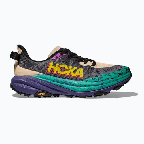 Жіночі бігові кросівки HOKA Speedgoat 6 вівсянка/гірський ірис