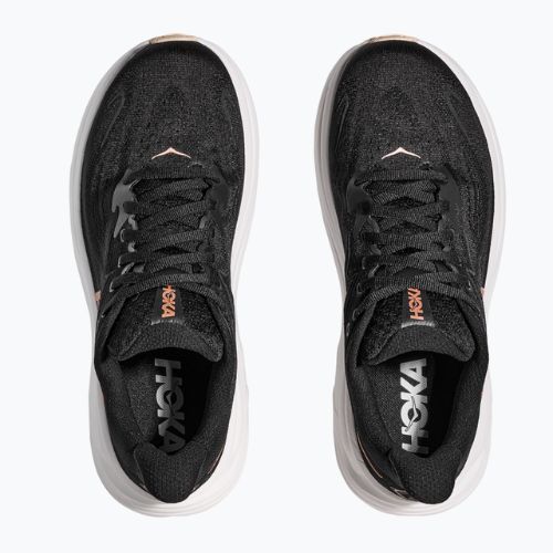 Кросівки для бігу жіночі HOKA Clifton 10 black/rose gold