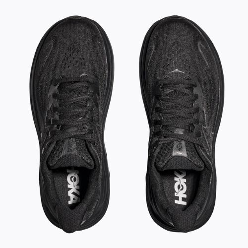Кросівки для бігу чоловічі HOKA Clifton 10 Wide black/black