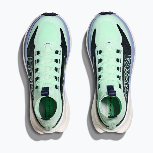 Жіночі бігові кросівки HOKA Tecton X 3 mint fluorite/varsity navy