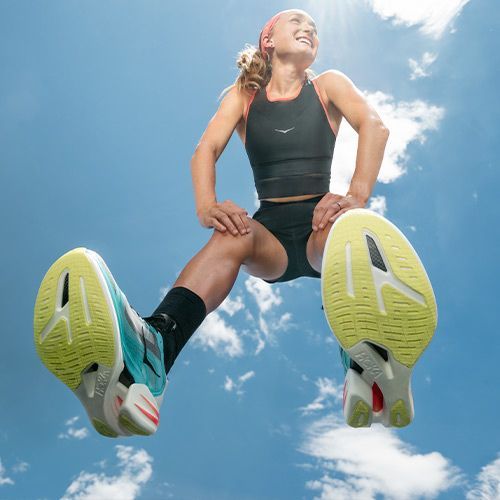 Бігові кросівки HOKA Cielo X1 2.0 мороз / чорний