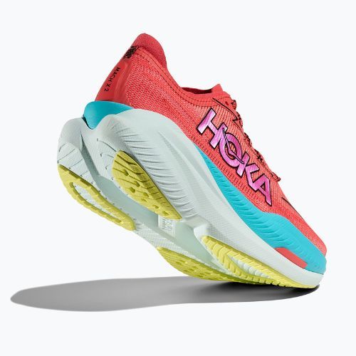 Чоловічі кросівки HOKA Mach X 2 grapefuit / electric coral