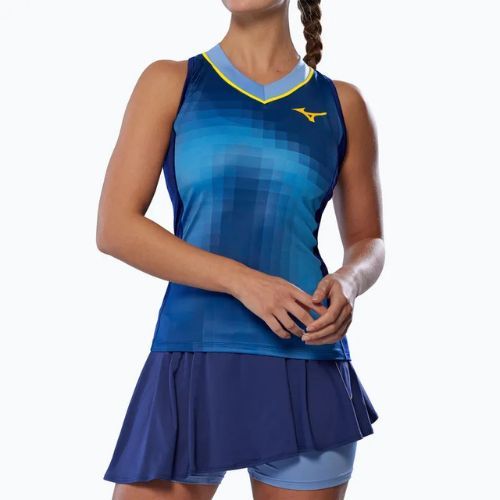 Футболка жіноча Mizuno Frontier Tank W bellwether blue