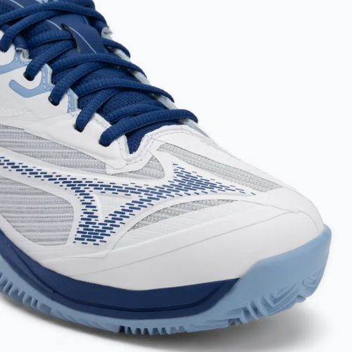 Кросівки тенісні жіночі Mizuno Wave Exceed Light 2 CC white/ bellwether blue/ bel air blue