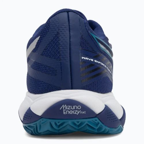 Кросівки тенісні чоловічі Mizuno Wave Enforce Tour 2 CC bellwether blue/ white/ fjord blue