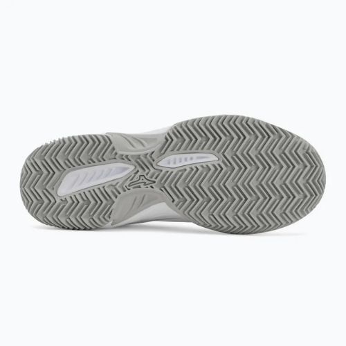 Кросівки тенісні жіночі Mizuno Break Shot 5 CC white/ ultimate gray/ harbor mist