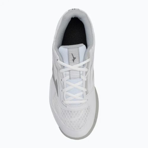 Кросівки тенісні жіночі Mizuno Break Shot 5 CC white/ ultimate gray/ harbor mist