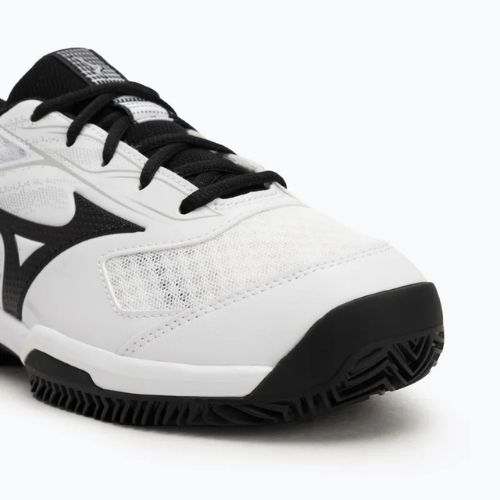 Кросівки тенісні чоловічі Mizuno Break Shot 5 CC white/ black/ harbor mist