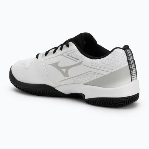 Кросівки тенісні чоловічі Mizuno Break Shot 5 CC white/ black/ harbor mist