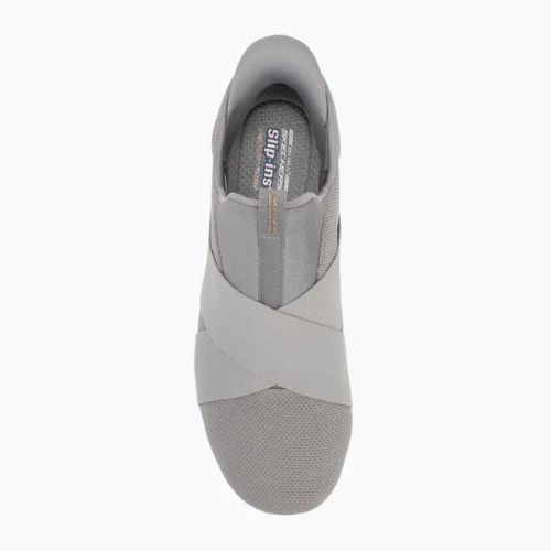 Жіночі туфлі SKECHERS Bobs Squad Chaos Your Moment сірі