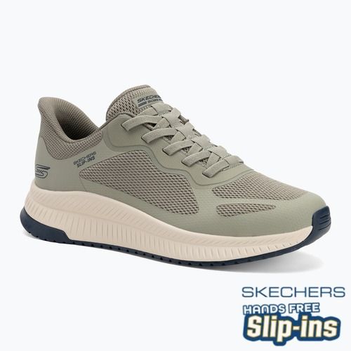 Кросівки чоловічі SKECHERS Bobs Squad 4 olive