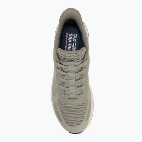 Кросівки чоловічі SKECHERS Bobs Squad 4 olive