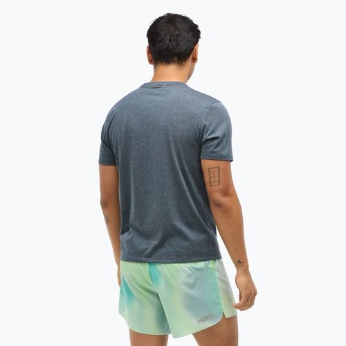 Чоловіча бігова сорочка HOKA GlideTech темно-синього кольору